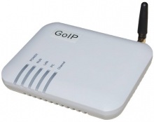 GSM шлюз GOIP1 на одну сим карту с подключением к Asterisk по SIP